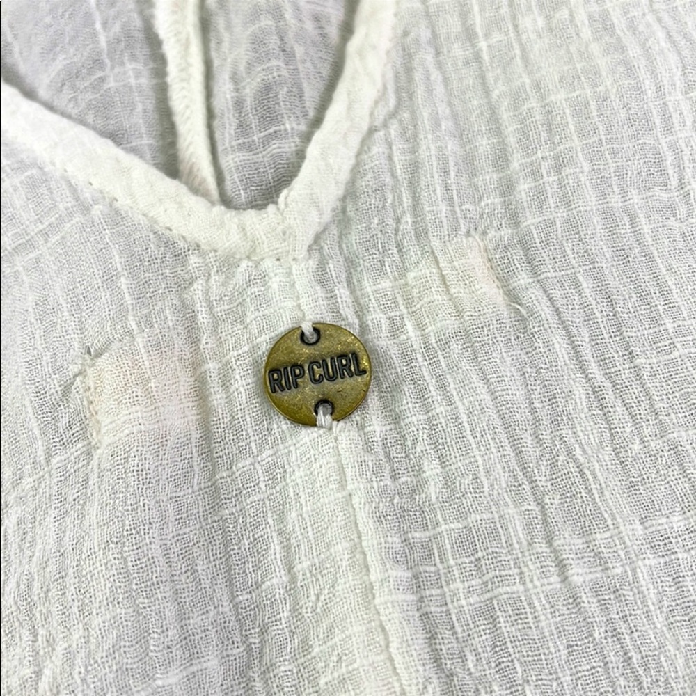 Rip Curl White Sleeveless Beach Tunic Coverup - Picture 13 of 13